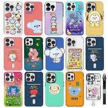 갤럭시S20울트라 BT21 코야 알제이 미니니 버디 그린 소프트 투명 카드 홀로그램 아쿠아 젤리 케이스 G988