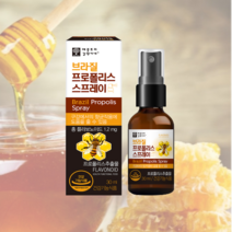 브라질 프로폴리스 스프레이 30ml 플라보노이드 자일리톨 마누카꿀 유칼립투스 구강항균