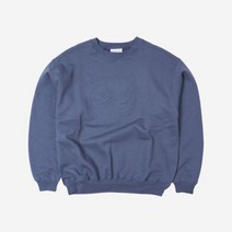 [New Best] 다다 로고 엠보스 크루넥 네이비 Dada Logo Embossed Crewneck Navy 258880