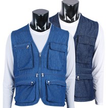 사계절 포켓 청조끼 등산복 작업복 낚시 일상복 용접복 다용도 베스트 빅사이즈 120