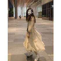 예쁜 a라인 맥시 복고풍 랩원피스 밴딩 롱 여름롱 일본스타일 뷔스티에원피스 주름