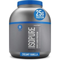 Isopure Zero Carb Protein 아이소퓨어 제로 카브 프로틴 크리미 바닐라 4.5lb 2.04kg
