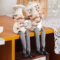 구스토 주방장 앉은 인형 2p set