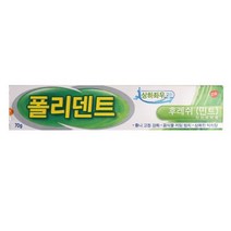 폴리덴트 의치부착재 틀니접착제 70g 후레쉬[민트] X 3개