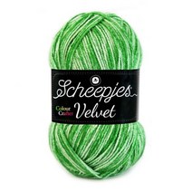 쉽제스 컬러 크레프터 벨벳 뜨개실 터너 SCHEEPJES COLOUR CRAFTER VELVET 854 TURNER (Green)