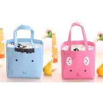 키즈 포틀럭파티 도시락보냉백 이유식 나들이 외출 낚시 캠핑 냉기 야외작업 피크닉, 1개, 도부츠쿨러백 핑크