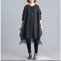 SAMARA 대형 가슴둘레160 끈수술 포인트 티셔츠 여성빅사이즈 박시핏 셔츠