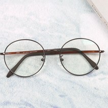 멜라크메 동글이 타원형 메탈 울템 다리 안경테