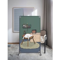 가벽파티션 패브릭 가벽 북유럽 심플 전시장 천, I[80x180cm]