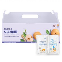 물없이 통으로 직접 갈아넣은 도라지배즙 100ml 30포 2박스