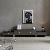 샤이프 메탈 TV 거실장 세트, 04.샤이프 2400 거실장 세트(서랍형)_A타입