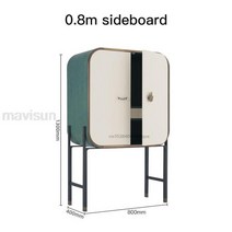 주방선반 수납장 싱크대하부장 800 1000 현대적인 미니멀리스트 사이드 보드 주방 캐비닛 가구 현관 홀 디스플레이 거실 쇼케이스, 1.08m sideboard