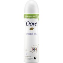 [영국] Dove 인비지블 드라이 안티퍼스피런트 데오도란트 에어로졸 75ml 75ml 1개, 19개