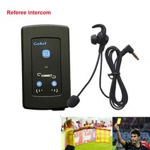 GoRef 심판 인터콤 헤드셋 블루투스 5.1 실시간 전이중 핸즈프리 축구 FBIM 동일 4 그룹 토키, 02 1PCS, [02] 1PCS