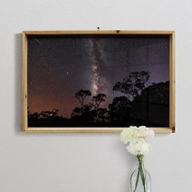 아트박스/꾸밈 da876-우드프레임액자_우주같은밤하늘(대형)