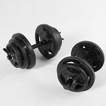 바디엑스 [바디엑스] 3구블랙 러버 조절덤벨세트-15KG세트/바벨/원판/플레이트, 단품없음, 선택완료