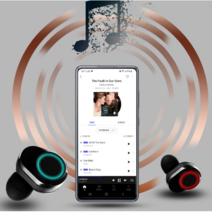 1블루투스 이어폰 무선 이어셋 핸즈프리 삼성 애플 LG 완벽호환 코드프리 SQ-710, V5.0제트블랙