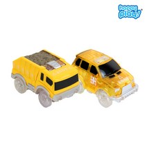 해피플레이 중장비대탐험 자동차 장난감 추가구매 360도 회전 SUV 덤프트럭, 중장비대탐험 추가자동차_SUV