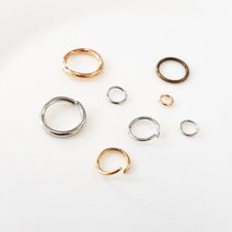 오링재료 O링 연결고리, 1.2mm, kc골드, 24개