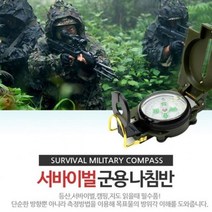캠핑 조난구호물품 서바이벌 나침반 독도경 확대경