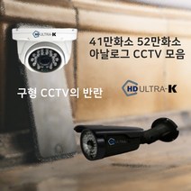 아날로그 41만화소 52만화소 구형 CCTV 실내 실외 감시카메라, 실내용