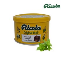 리콜라 스위스 허브캔디 오리지널 100g 목캔디 허브사탕, 상세페이지 참조