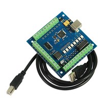 CNC컨트롤러 밀링 머신 제어시스템 mach3 4 축 100khz usb cnc 부드러운 스테퍼 모션 카드 브레이크 아웃 보드 diy cnc 조각 기계 12-24v