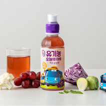 한국 야쿠르트 유기농 오늘의 야채 키즈 220ml 포도 24개입, 24개