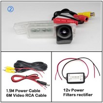 무선후방카메라 화물차 어라운드뷰 블루투스 HD 12801080 Fisheye 후면보기 카메, Camera Rectifier+B.solid ruler