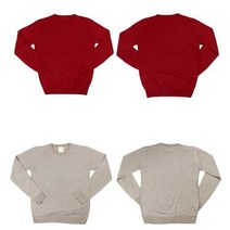 다양한 컬러 남자 긴팔 베이직 니트 티 캠퍼스룩코디