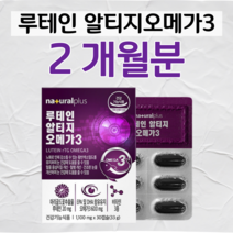 혈행개선 알티지 오메가3 눈건강 루테인 rTG 오메가쓰리 비타민D 70대 할머니 할아버지 혈액순환 혈행개선 건조한 눈건강 도움 뼈건강 도움 홈쇼핑 프리미엄 영양제 성분 가격 비교, 2박스, 1100mg x 30캡슐 (하루 1캡슐)