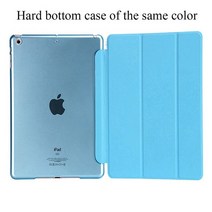아이팟 미니IPad Air 1 2 for ipad 9.7 2018 5 세대 6 소프트 하드 마그네슘 Pu 가죽 스탠드 커버 케이스, 05 blue