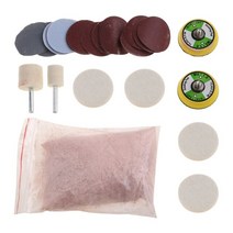 산화세륨 유리막제거발수코팅 34 개대 깊은 스크래치 제거 유리 연마 키트 8 온스 산화 세륨 샌딩 디스크 4, 없음, 01 Purple_01 240_01 M
