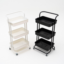 리빙오보제 트롤리 3단, 화이트