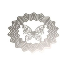 윈드차임 스테인레스 스틸 스테레오 회전 금속 Windchime 바람 스피너 정의되지 않은 바람 종소리 홈 장식, 05 Butterfly