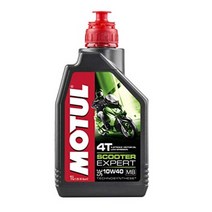 Motul 스쿠터 엑스퍼트 엔진 오일 4T 10W40 MA 1 l, 단일옵션