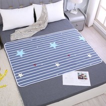 생리매트 다용도 침대 아기 방수 위생매트, 01.별양면_40x60cm