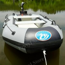 모터보트 레저보트 선외기4.9마력 고무보트 선외기거치대 소형보트, 2미터바닥기모무료자동차펌프+구명조끼