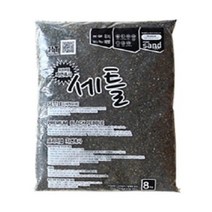 아쿠아리움 세틀 산처리 자연 흑사 8kg, 4개