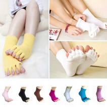 운동할때 양말 예쁜 삭스 쇼핑 수면 고양이 발가락 [SN:83892B#724], 화이트