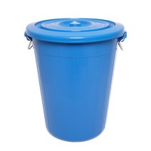 크린메이트 플라스틱통 만능용기 대형통 청통, 블루110L, 1개