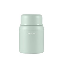 에델코첸 에델어스 푸드자 일체형 보온 보냉 죽통 도시락 550ml, 포레스트그린