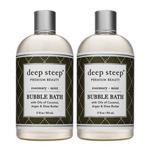 딥스팁 버블 배스 로즈메리-민트, 517ml, 2개