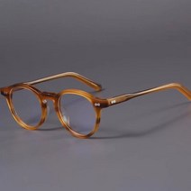 김구안경 MOSCOT 초경량 패션 아세테이트 안경 프레임 여성 레트로 라운드 광학 처방 남자 Y1916