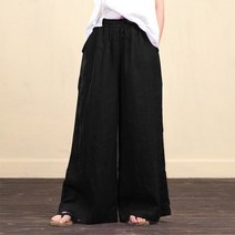 여성통바지 부츠컷 여자겨울 바지 기모 슬랙스 여성와이드팬츠 와이드 레그 팬츠 캐주얼 면과 린넨 느슨한 여성 바지 패션과 우아한 여성 바지 뜨거운 새로운 봄과 여름