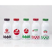 서울우유 레트로 보온 보냉 텀블러, 딸기앙팡, 350ml