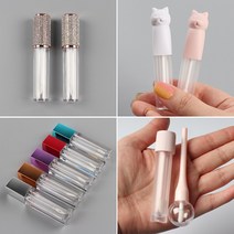 립글로즈 립틴트 화장품 용기 공병 DIY 만들기, 5.블랙(3ml)