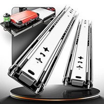 3단서랍장 언더레일 가구레일 교체 댐핑 볼 공장 가정용, 500mm개, 잠금 없음