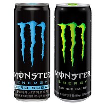 몬스터 에너지 355ml 제로 슈거+그린, 24캔