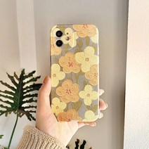 유화 플라워 아이폰 케이스